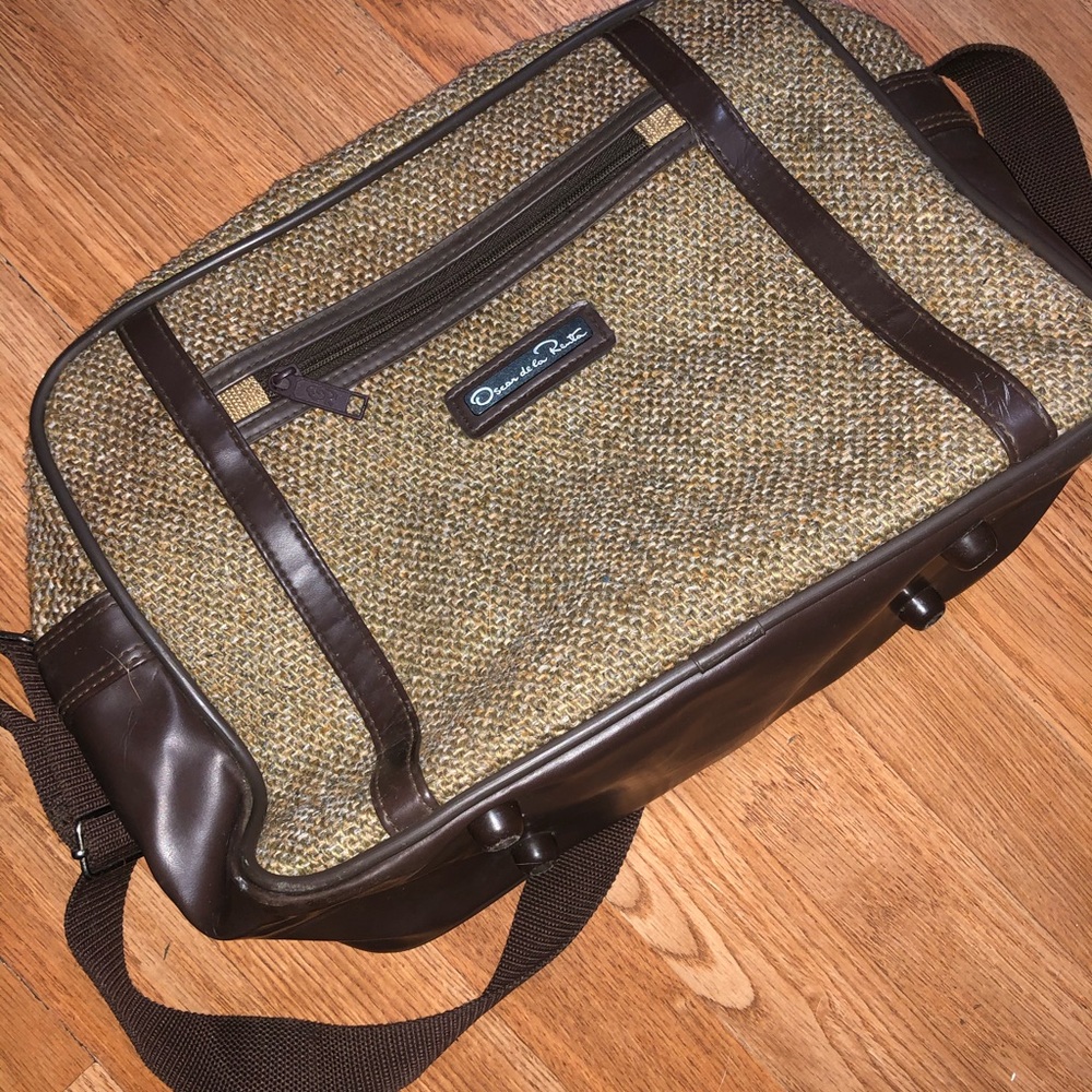 Vintage Oscar de la Renta Messenger / Diaper Bag